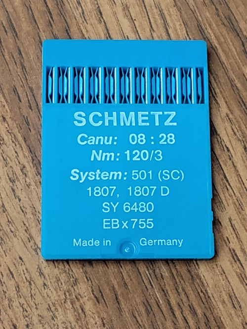 Canu 08:28 Schmetz needles size 110/18