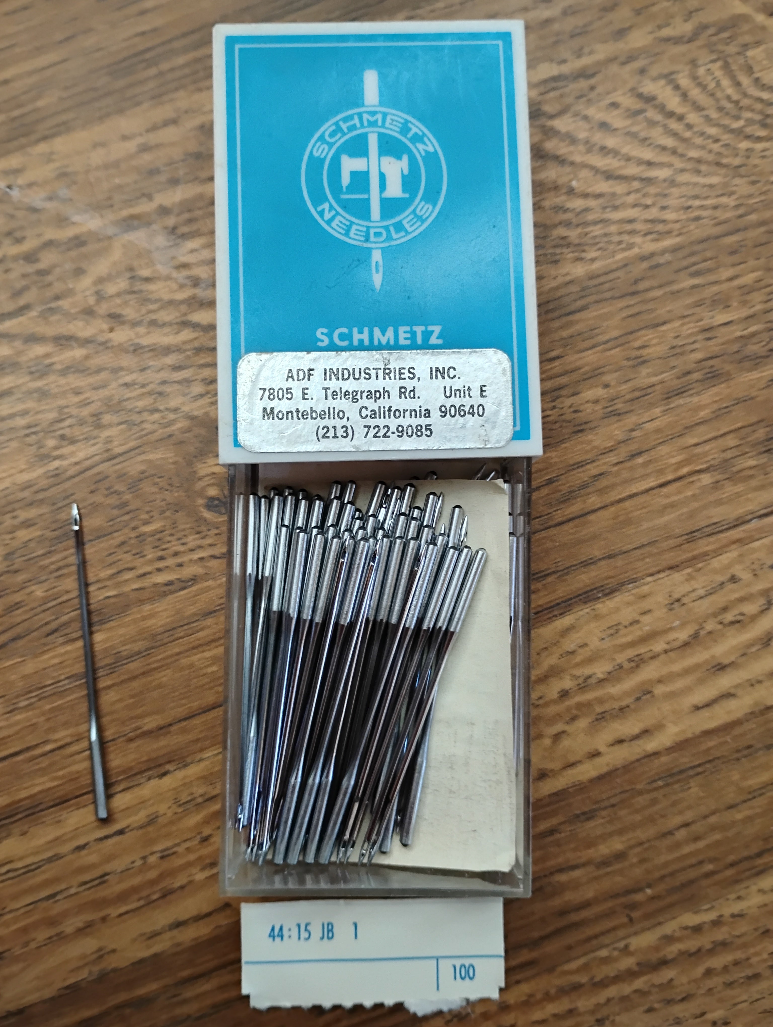 schmetz needles canu 44:15jbi system 175x3 size 100/16
